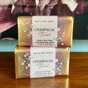 NEW 2-Pc Champagne Toast Cleansing Bars Bath & Body Works